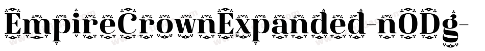 EmpireCrownExpanded-n0Dg字体转换