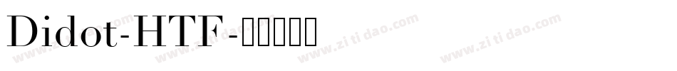 Didot-HTF字体转换