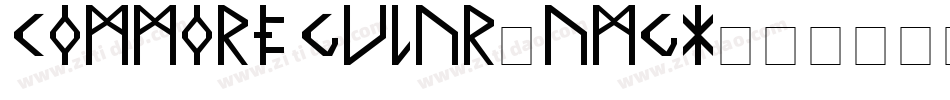 CommoRegular-aMgx字体转换