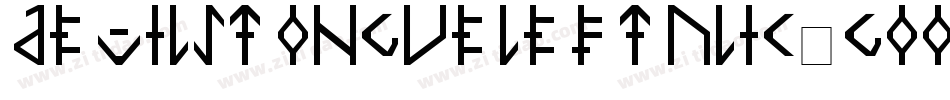 DevilsTongueLeftalic-GOOKG字体转换