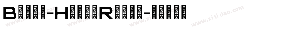 Basis-HeavyRound字体转换