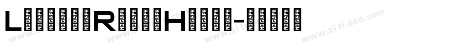 LuggageRoundHeavy字体转换