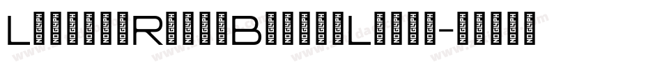 LuggageRoundBrokenLight字体转换