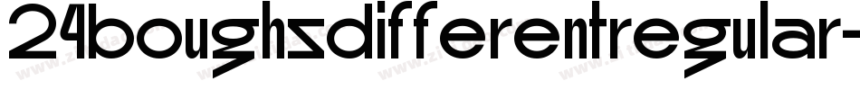 24BoughsDifferentRegular-8ydB字体转换 24BoughsDifferentRegular-8ydB字体转换