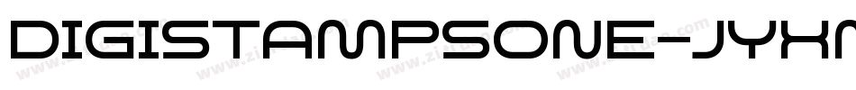 Digistampsone-jyxM字体转换