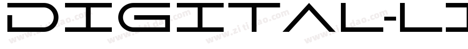 Digital-LightIta字体转换