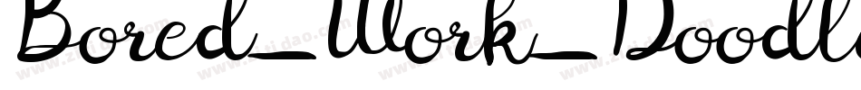 Bored_Work_Doodles字体转换