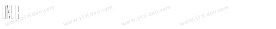 Diner字体转换