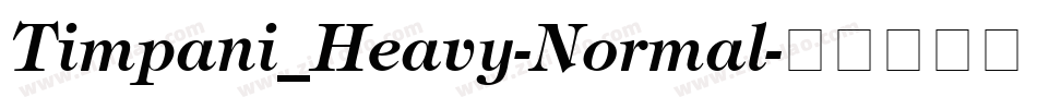 Timpani_Heavy-Normal字体转换