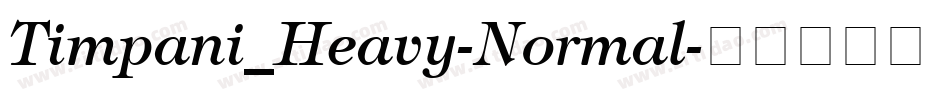 Timpani_Heavy-Normal字体转换