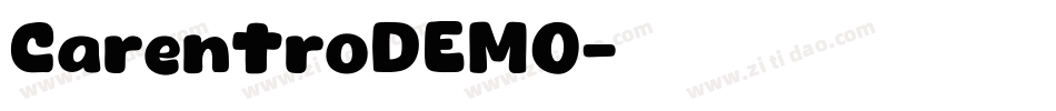 CarentroDEMO字体转换