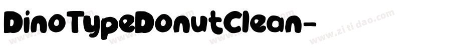 DinoTypeDonutClean字体转换