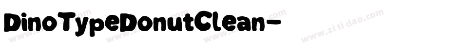 DinoTypeDonutClean字体转换