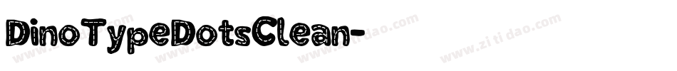 DinoTypeDotsClean字体转换