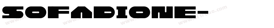 Sofadione字体转换
