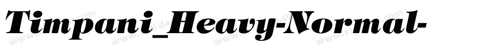 Timpani_Heavy-Normal字体转换