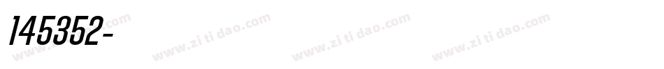 145352字体转换