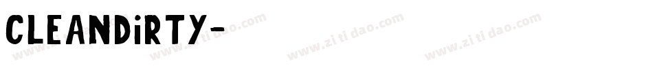 CleanDirty字体转换
