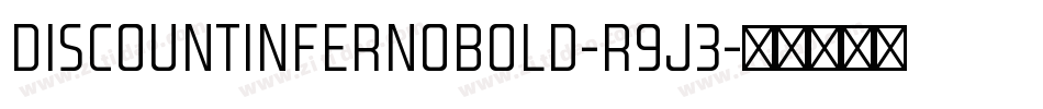 DiscountInfernoBold-R9J3字体转换