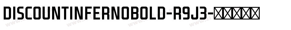 DiscountInfernoBold-R9J3字体转换