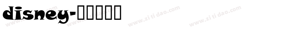 disney字体转换