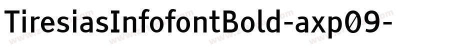 TiresiasInfofontBold-axp09字体转换