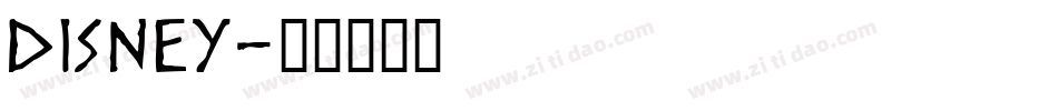disney字体转换