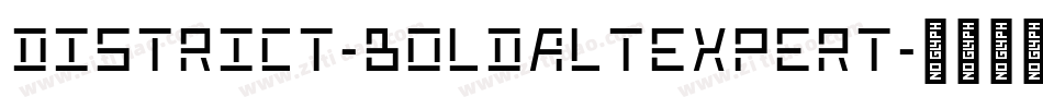 District-BoldAltExpert字体转换