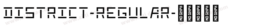 District-Regular字体转换