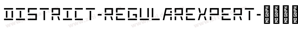 District-RegularExpert字体转换