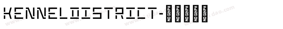 KennelDistrict字体转换