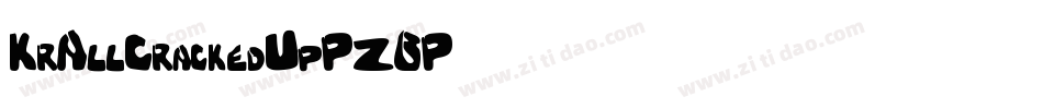 KrAllCrackedUp-PZBP字体转换