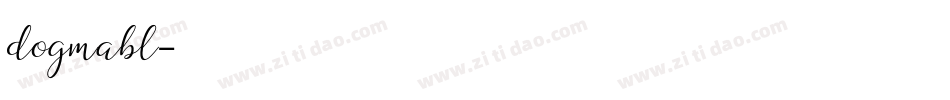 dogmabl字体转换