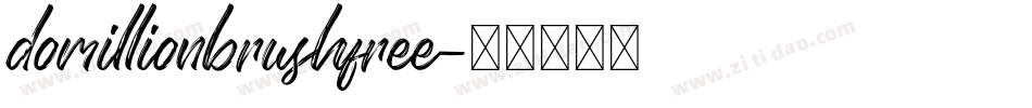 domillionbrushfree字体转换
