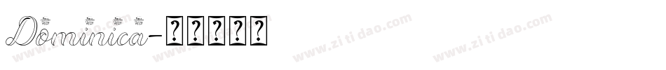 Dominica字体转换