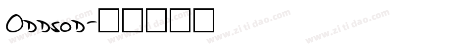 Oddsod字体转换