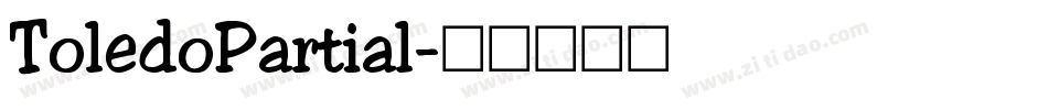 ToledoPartial字体转换