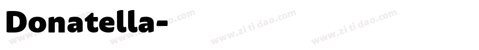 Donatella字体转换