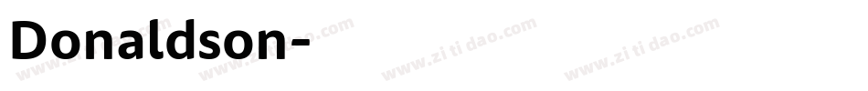 Donaldson字体转换