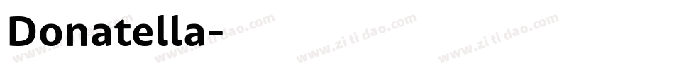Donatella字体转换