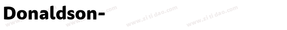 Donaldson字体转换