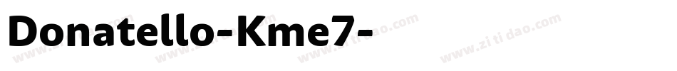 Donatello-Kme7字体转换