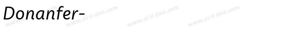 Donanfer字体转换