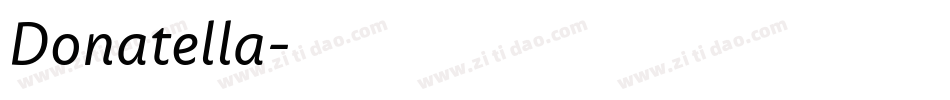 Donatella字体转换