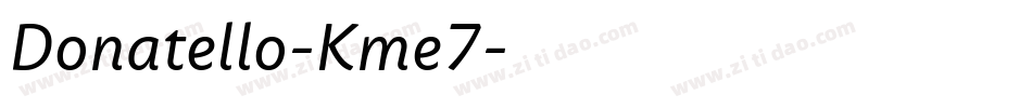 Donatello-Kme7字体转换