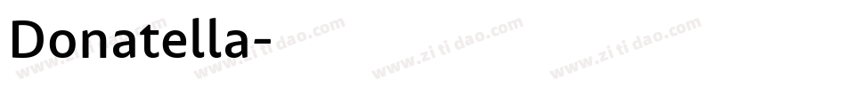 Donatella字体转换