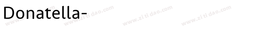 Donatella字体转换