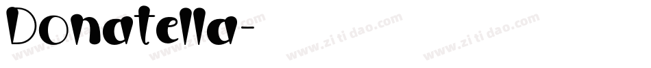 Donatella字体转换
