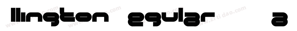 AllingtonRegular-L3aXG字体转换