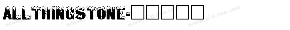 allthingsTone字体转换